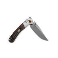 Shinola + Benchmade Mini Crooked River Pocket Knife - Steel