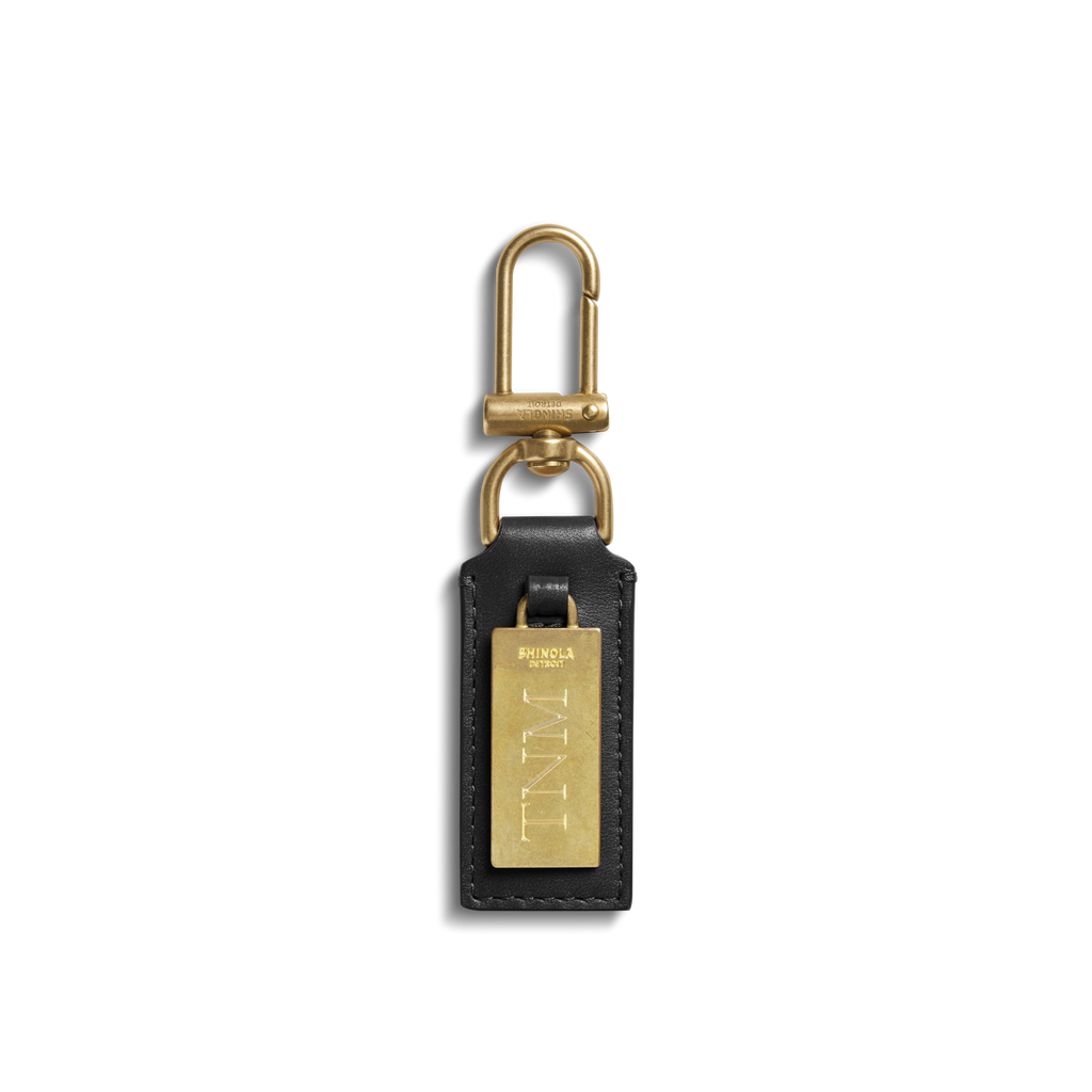 LEATHER HOTEL KEYCHAIN / BLACK ボルトルーム Hotel Keychain | Full grain leather, vintage-inspired