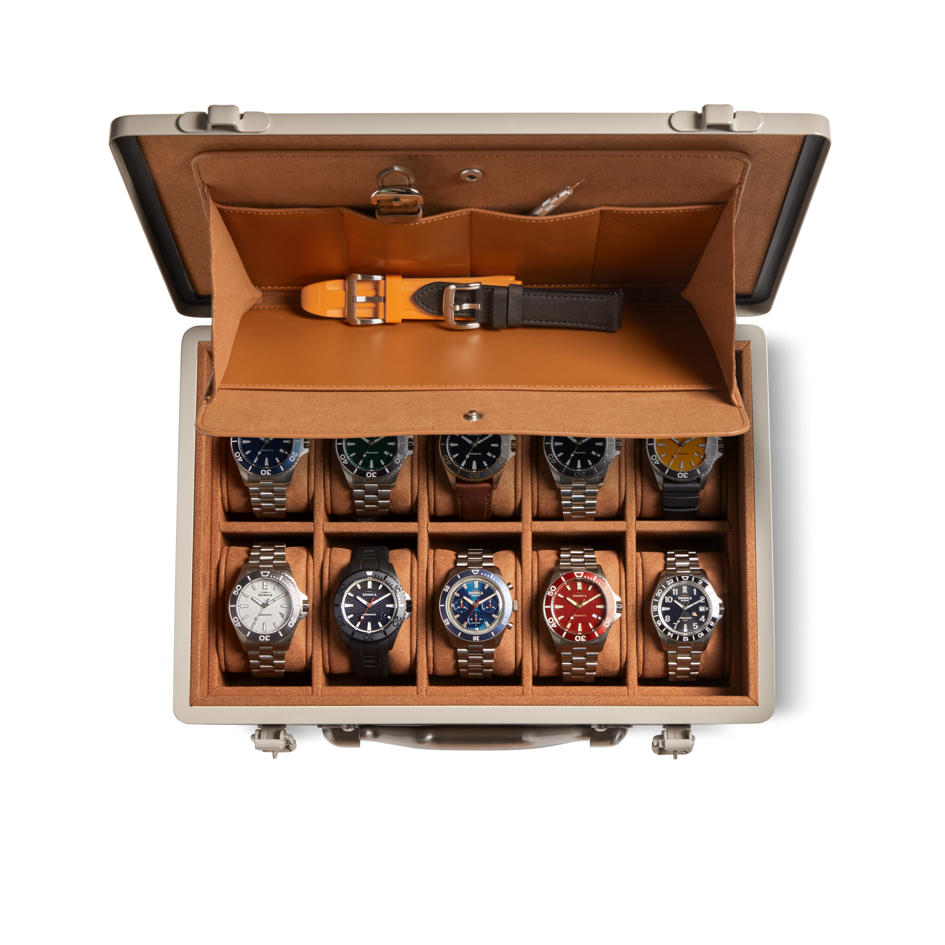 Watch Garage 10 Slot Watch Case