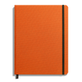 Large Hard Ruled Journal - Bold Orange