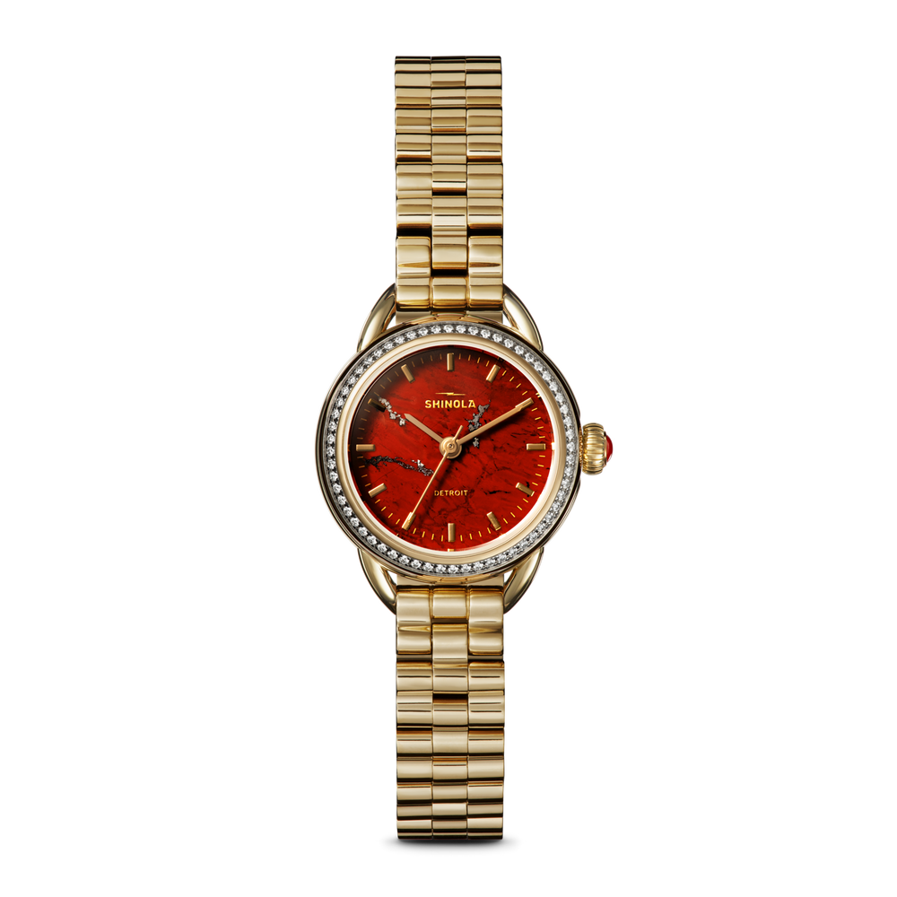 Gilda Radner Runabout Watch - Red Jasper