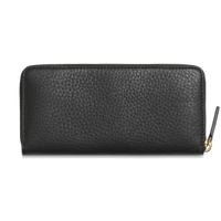 Continental Zip Wallet - Black