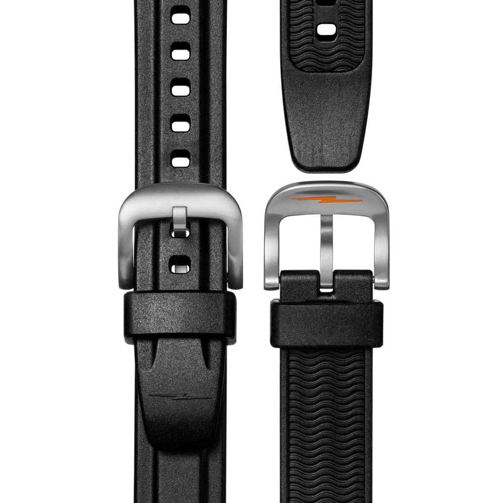 Runwell Chronograph West Wind Watch Gift Set with Additional Strap - Black