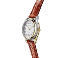 Diamond Derby Watch - Auburn Alligator Strap