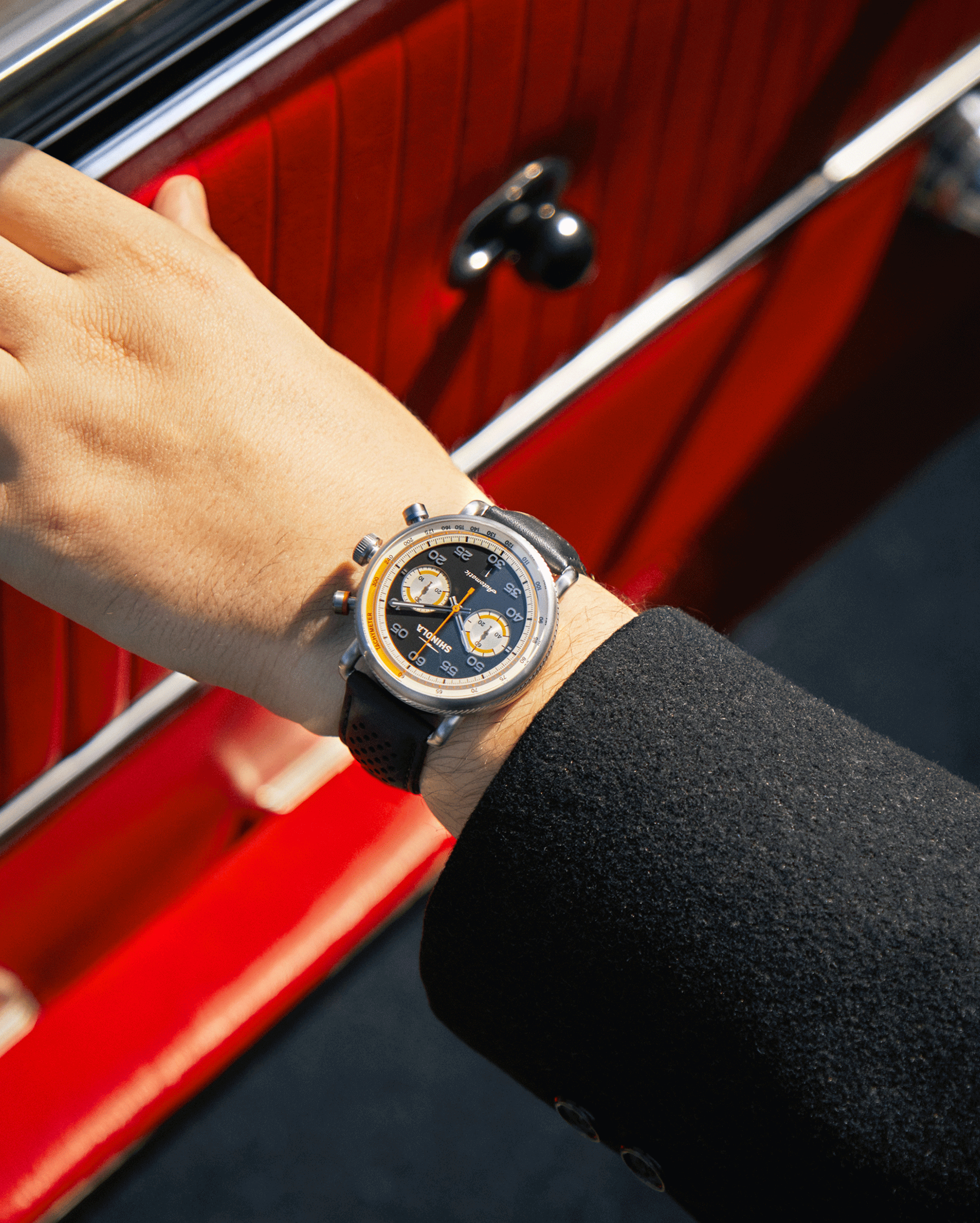 Canfield Speedway Open Road Automatic Chronograph - Black (preview)