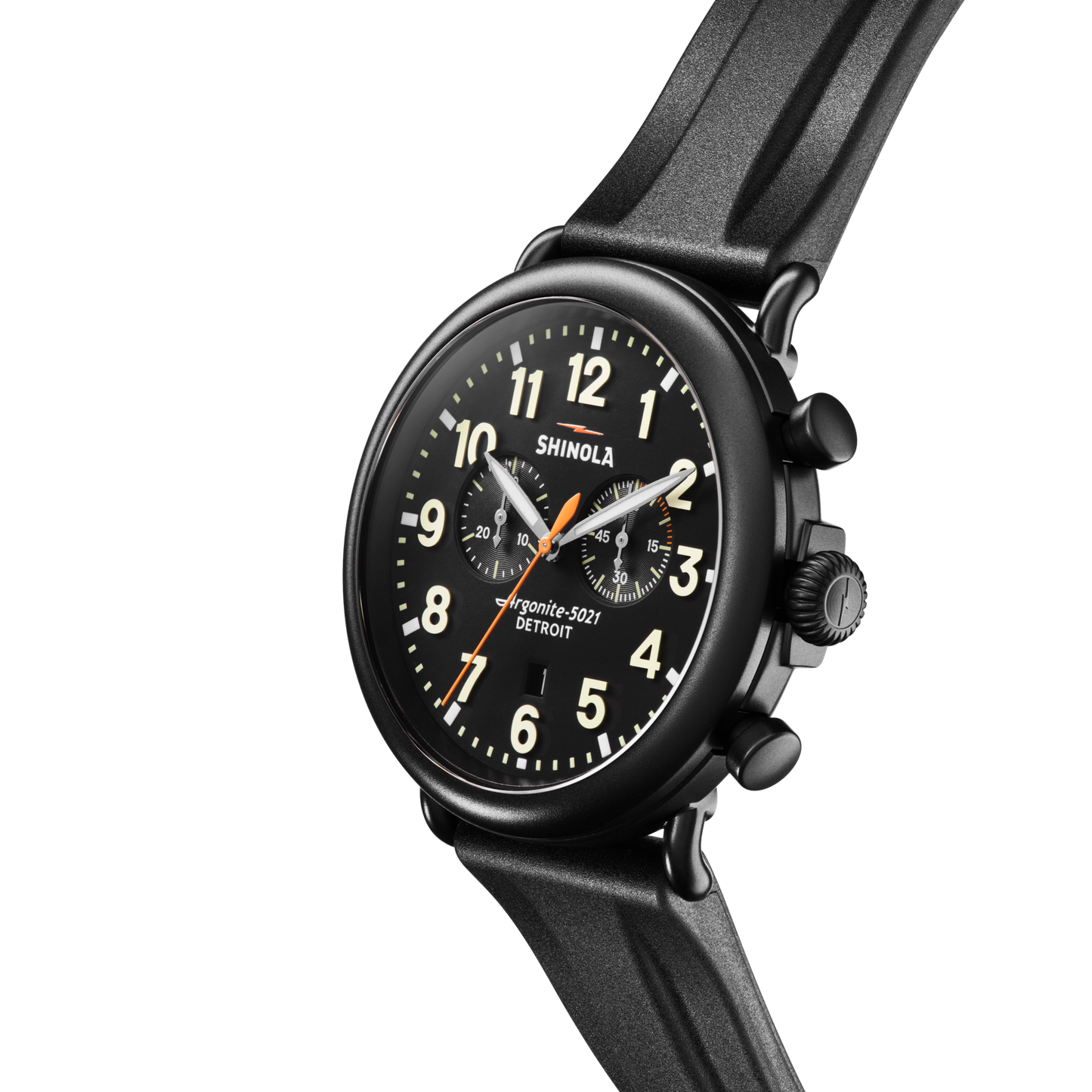Runwell Chronograph Watch - Black