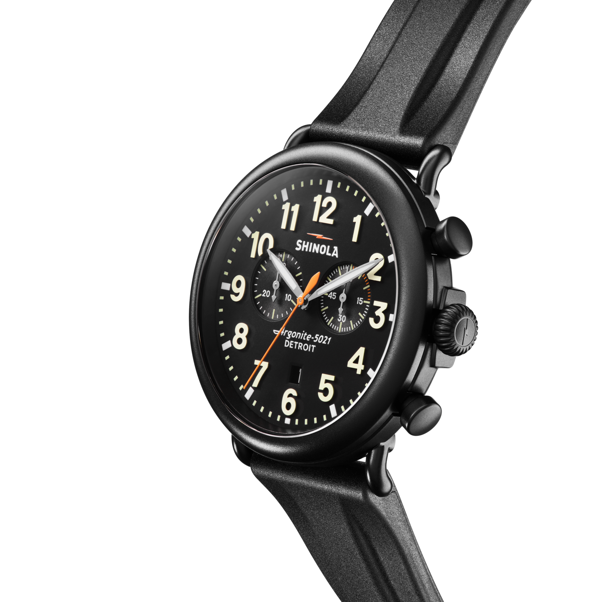 Runwell Chronograph Watch - Black