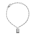 Petite Rectangular Tag Chain Bracelet