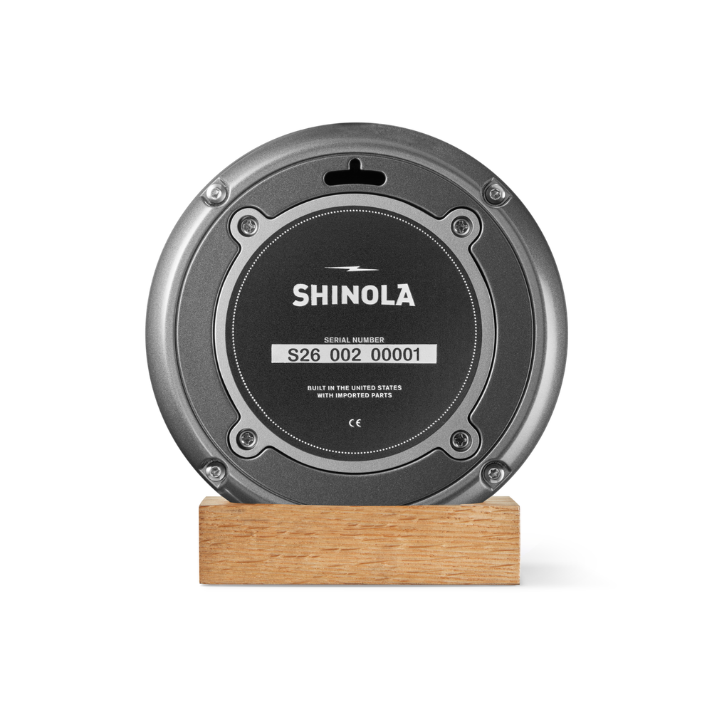 6" Runwell Clock - Dark Gray
