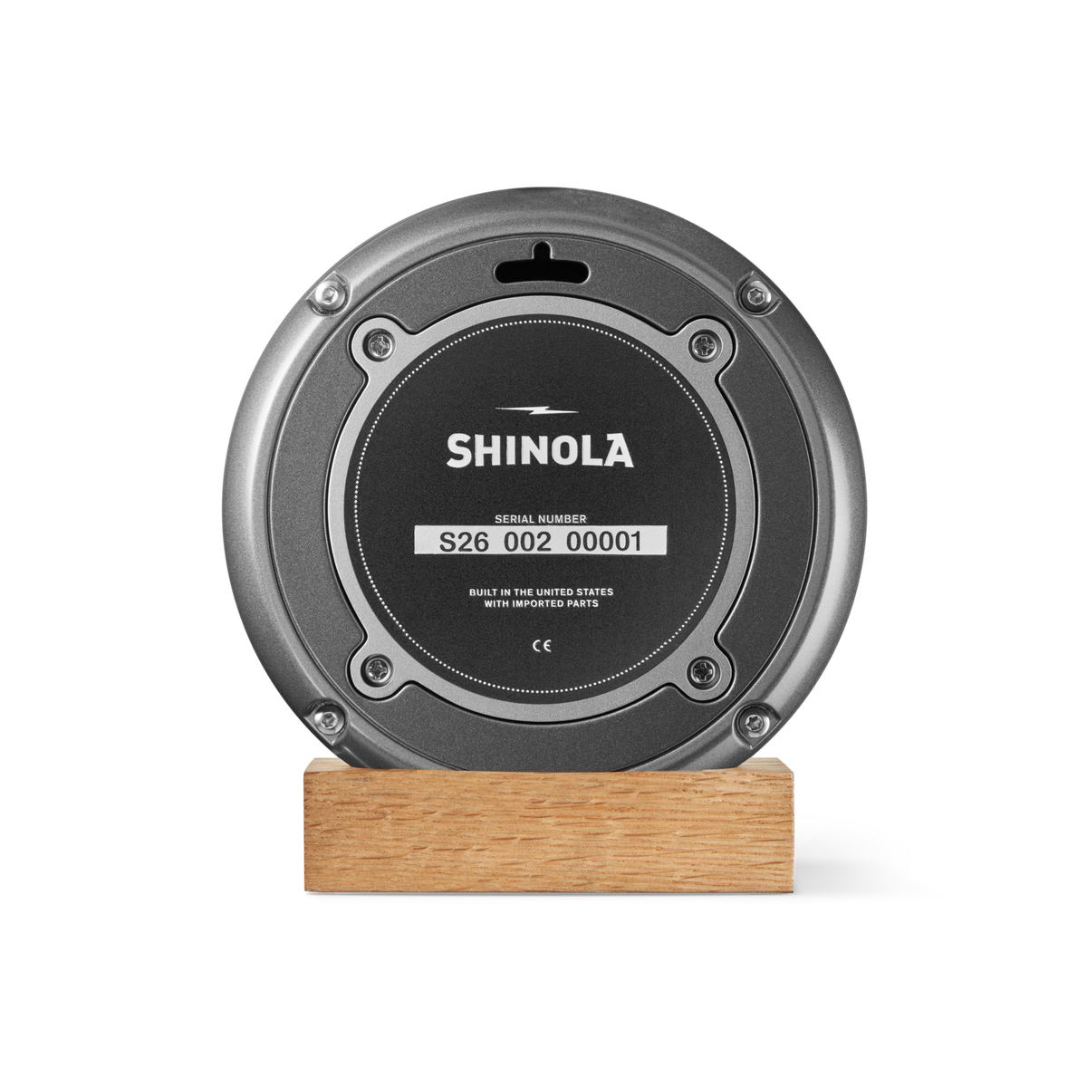 6" Runwell Clock - Dark Gray