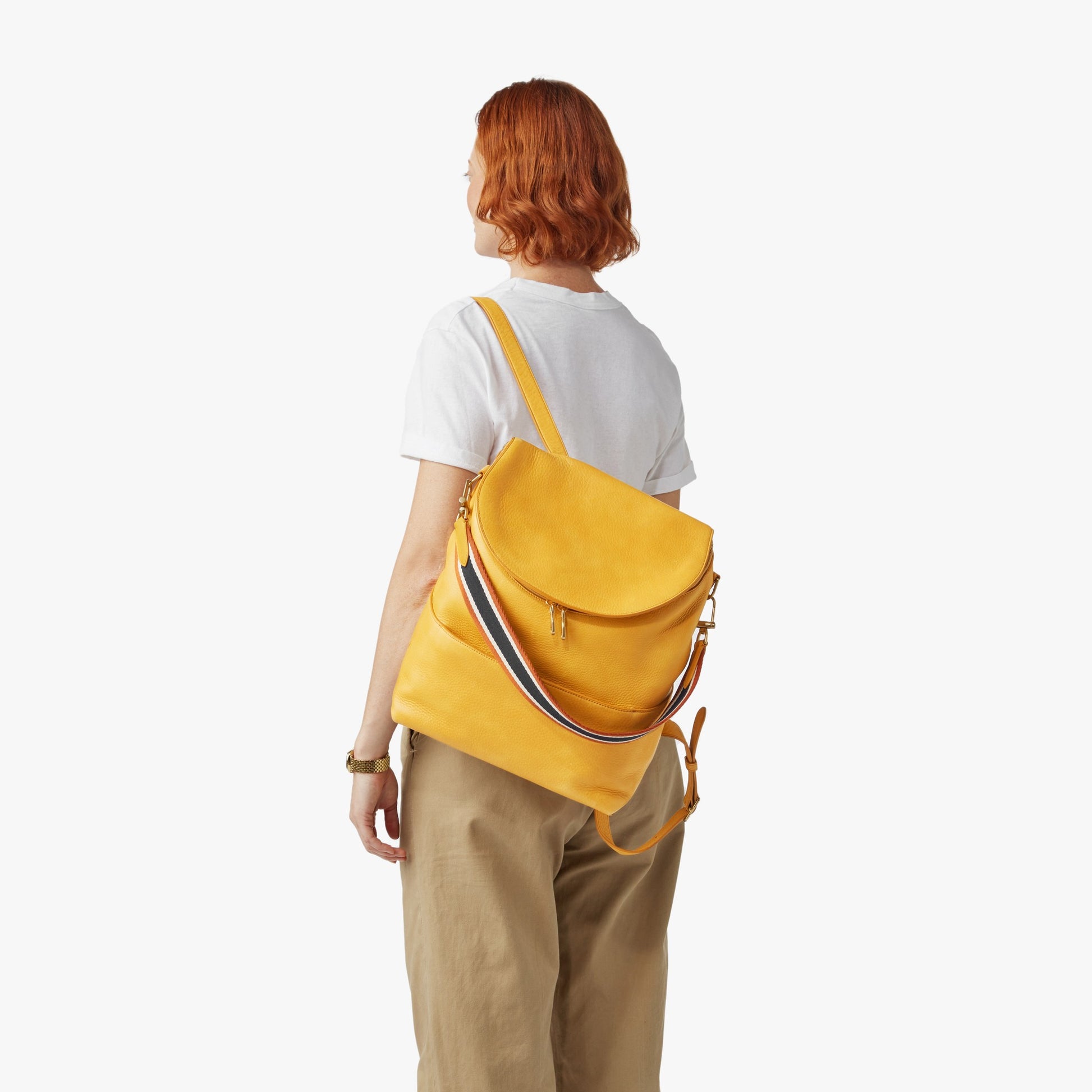 Convertible Pocket Backpack - Golden