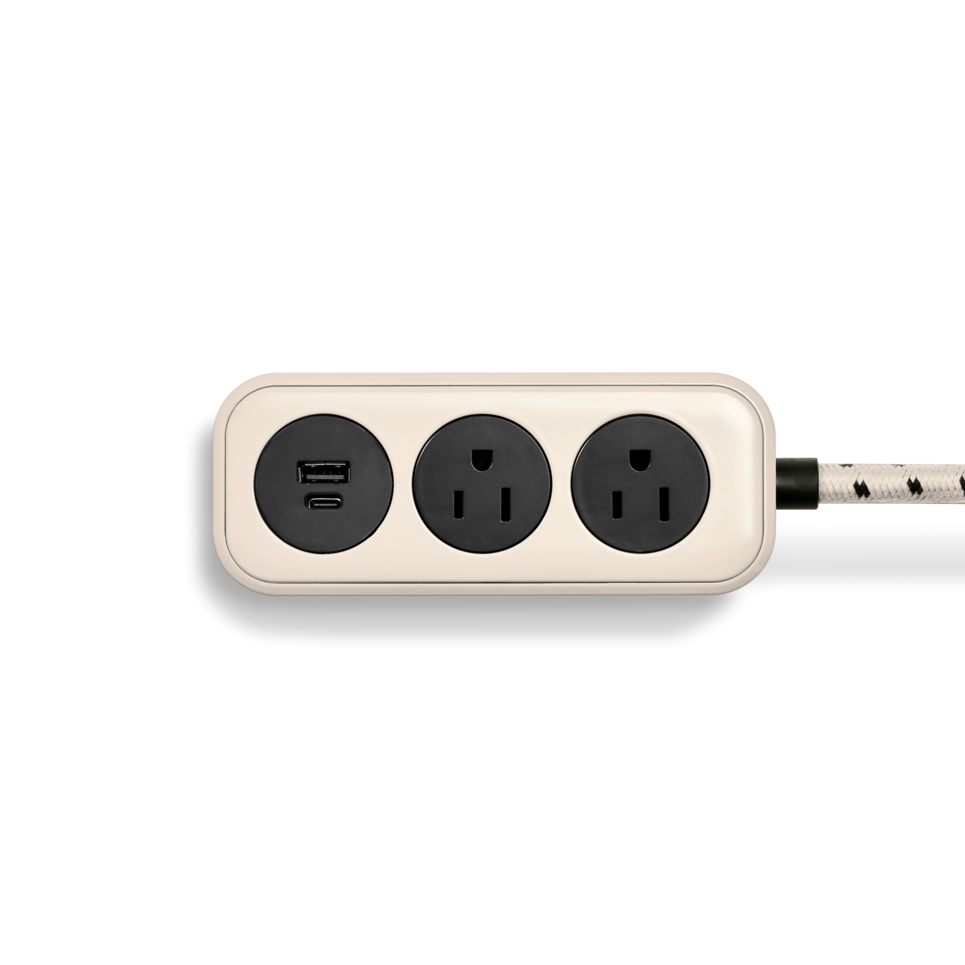 2 Port Power Supply - Cream
