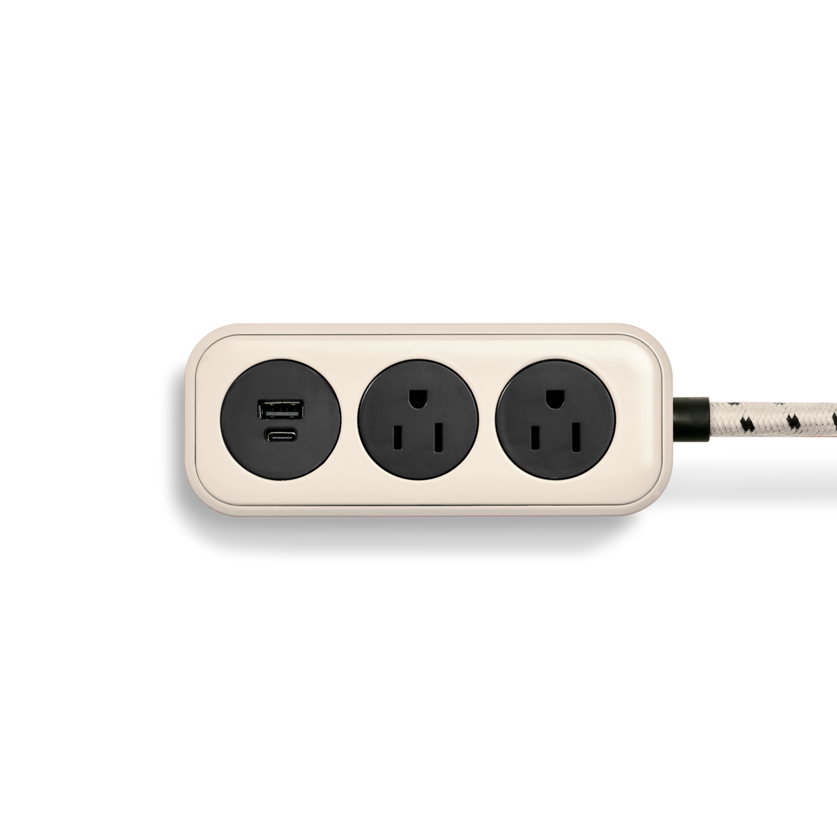 2 Port Power Supply - Cream