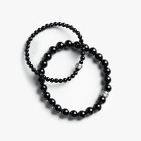 4mm Beaded Onyx Bracelet - Onyx