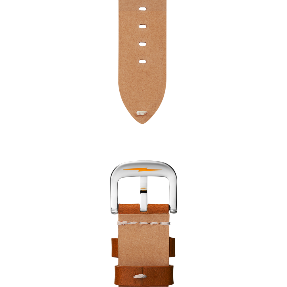 20mm Tan Leather Watch Strap - Tan