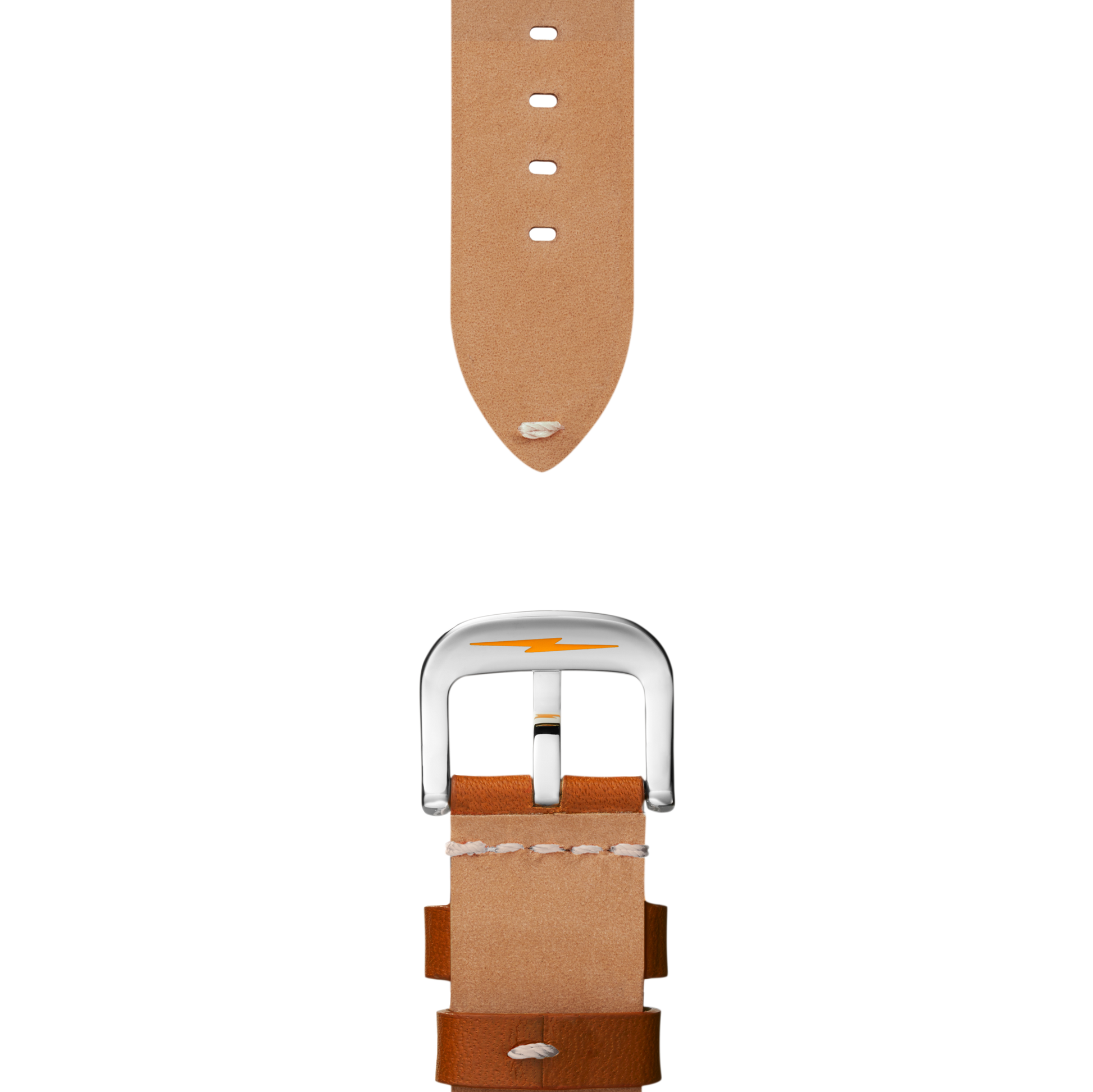 20mm Tan Leather Watch Strap - Tan