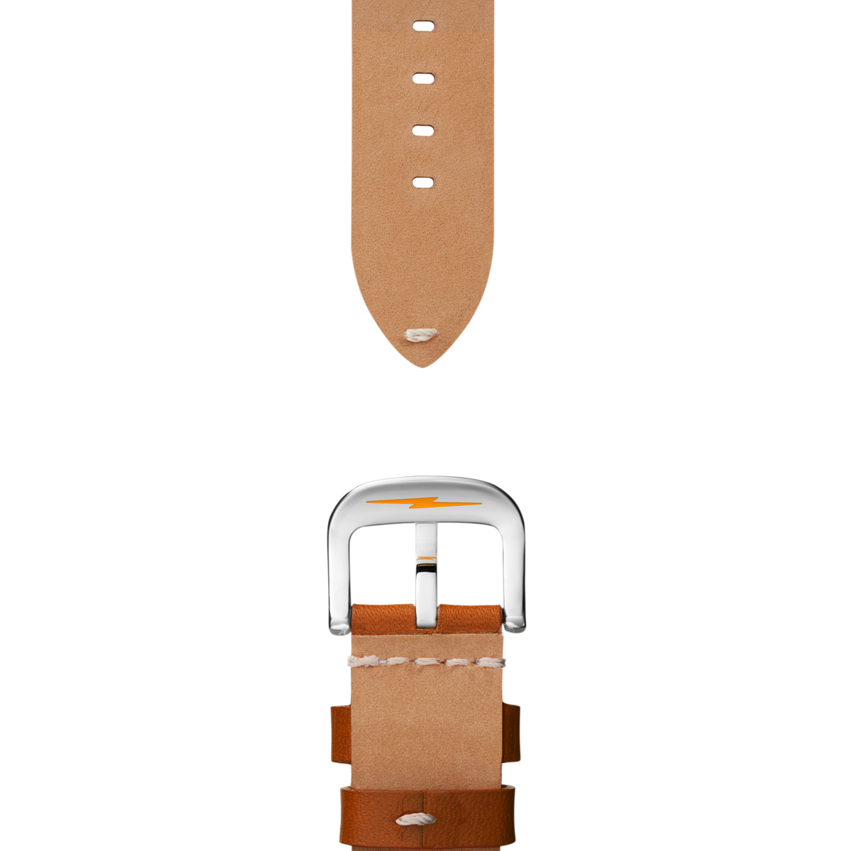 20mm Tan Leather Watch Strap - Tan