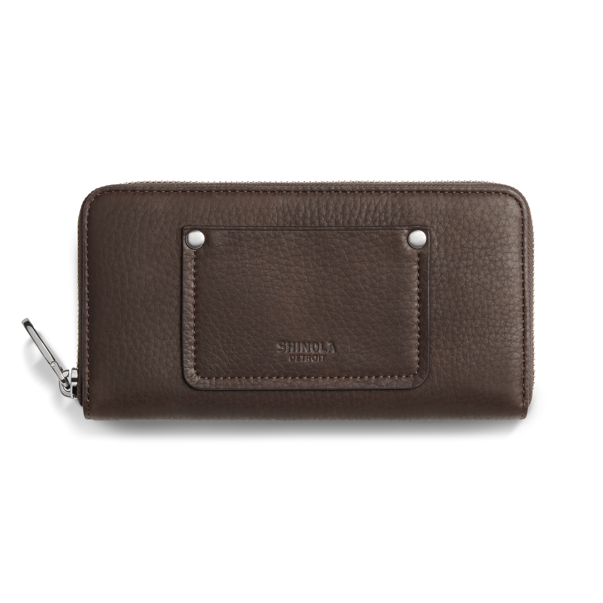 Pocket Zip Wallet - Espresso