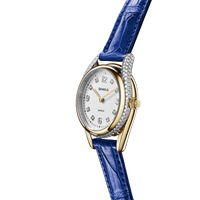 Diamond Derby Watch - Sapphire Alligator Strap