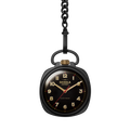 Elijah McCoy Mechanic Pocket Watch - Black