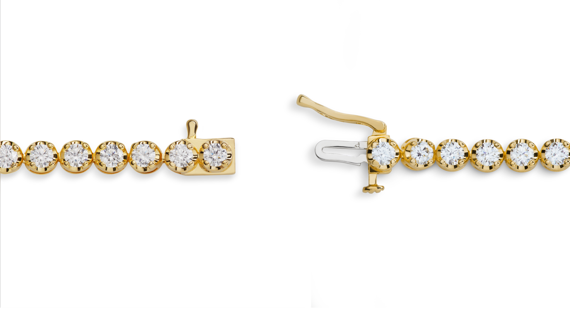 4 Carat Diamond Tennis Bracelet - Yellow Gold