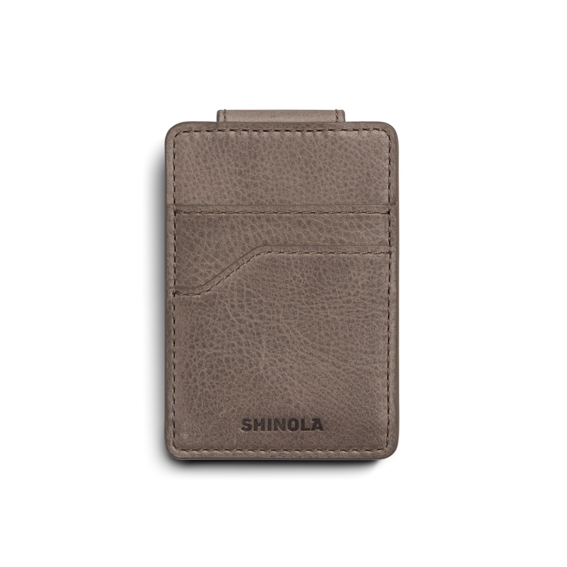 Magnetic Money Clip Card Holder - Stone