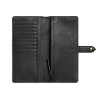 Continental Snap Wallet - Black