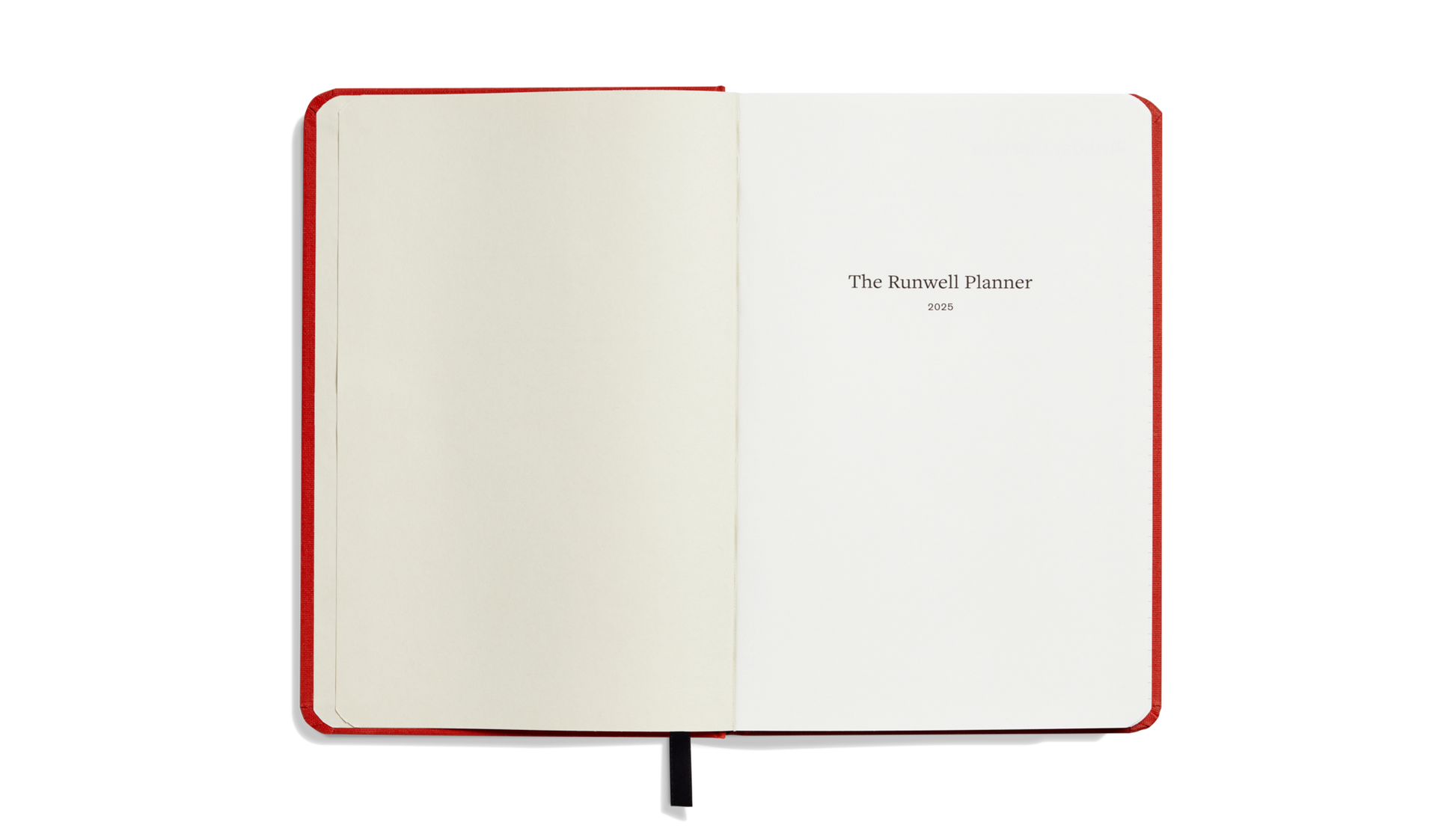 2025 12-Month Runwell Planner - Tomato