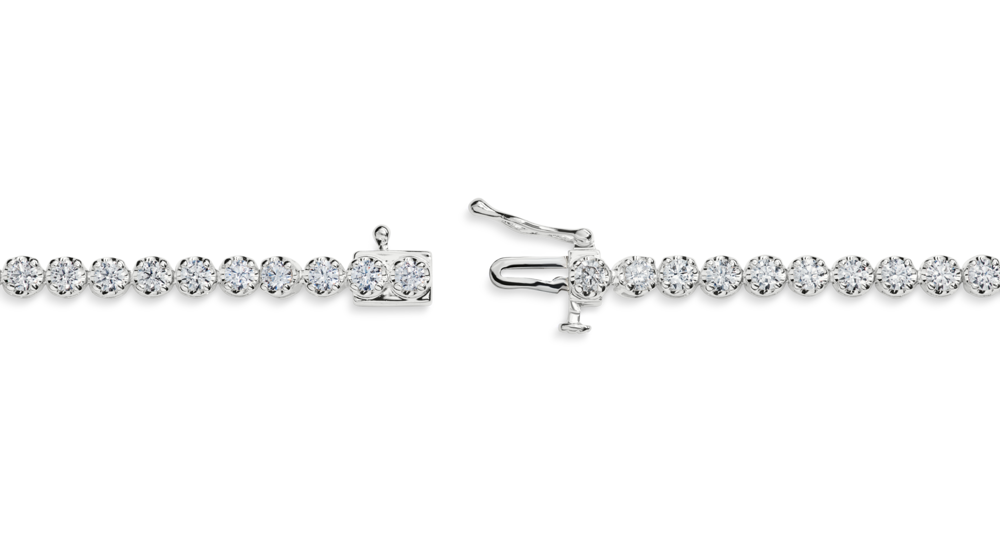 1 Carat Diamond Tennis Bracelet - White Gold