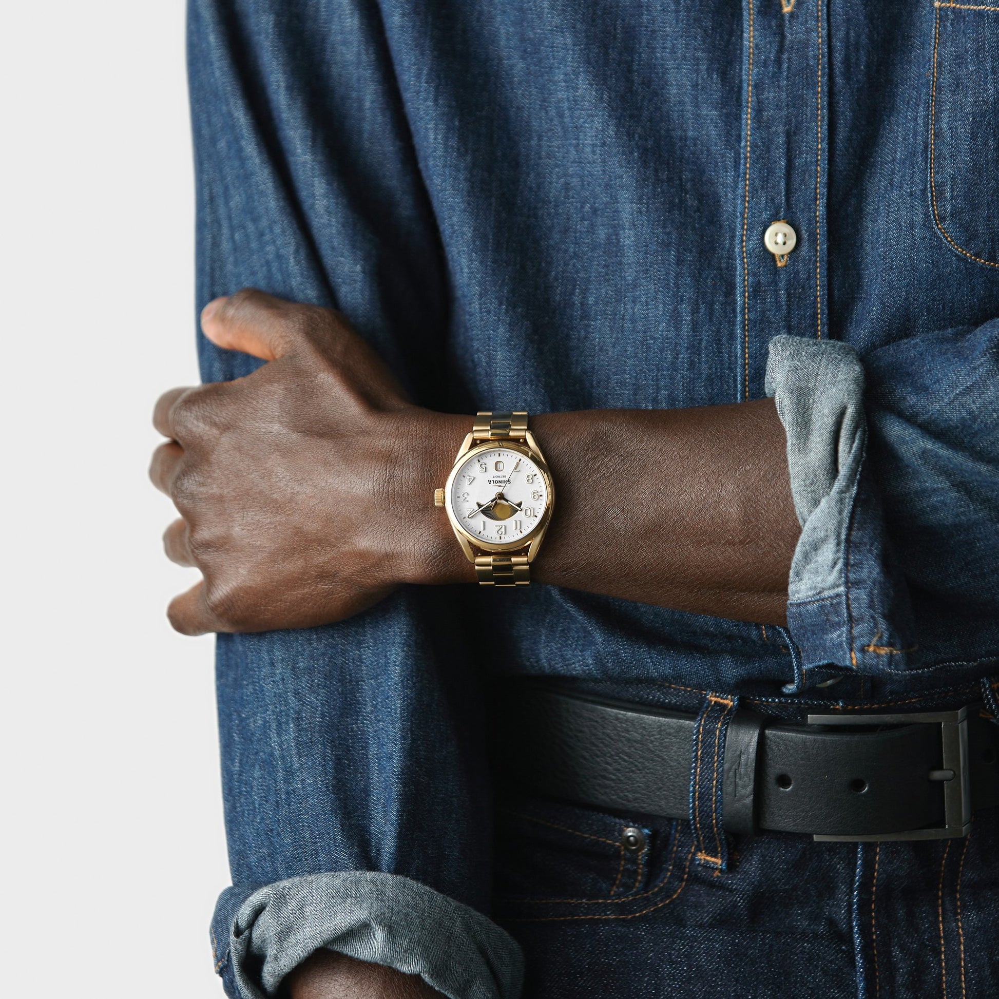 Derby Day & Night Watch - Light Silver