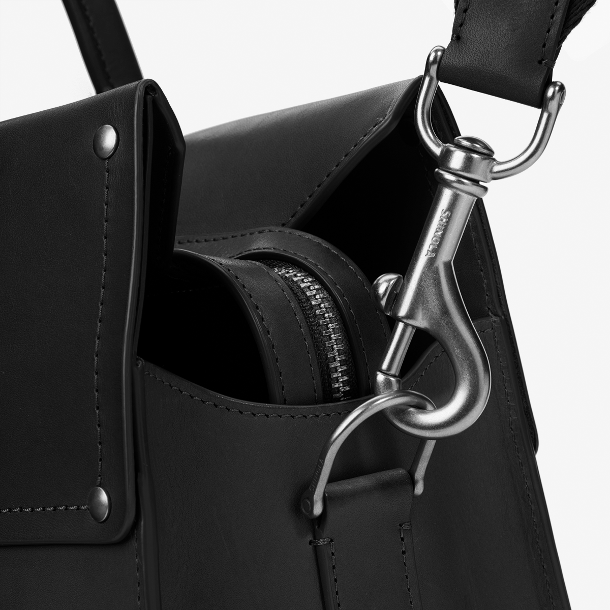Large Satchel - Black