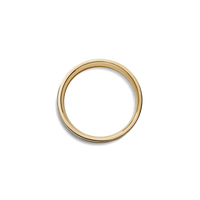 6mm Flat Yellow Gold Band