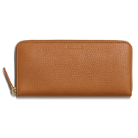 Continental Zip Wallet - Tan