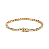 2 Carat 7" Diamond Tennis Bracelet - Yellow Gold