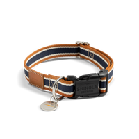 Nylon Dog Collar - Brand Stripe
