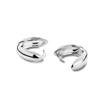 Signature Chubby Huggie Earrings - Sterling Silver