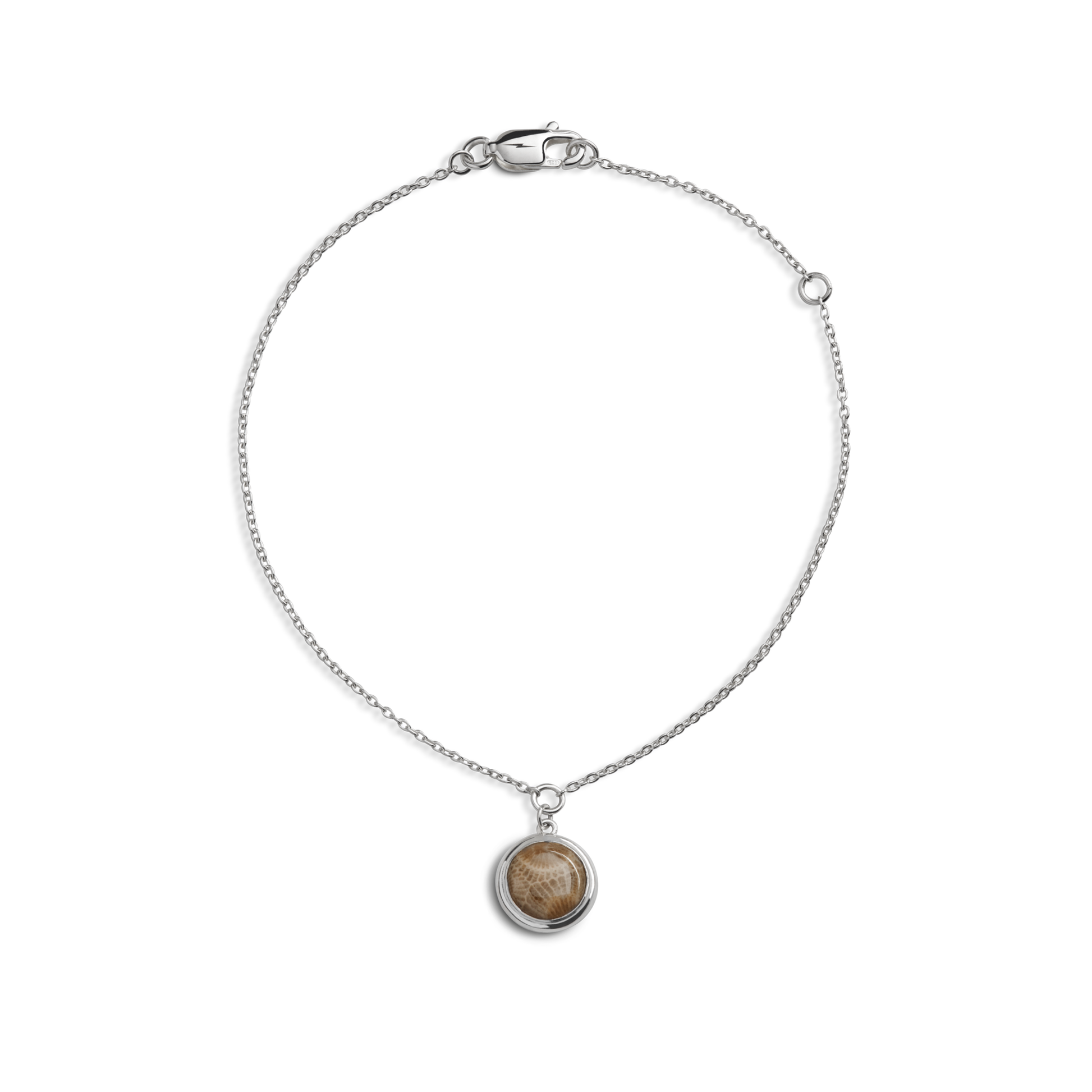 Heirloom Petoskey Charm Bracelet - Sterling Silver