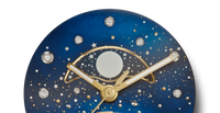 Celestial Derby Watch - Blue Mother of Pearl Diamonds