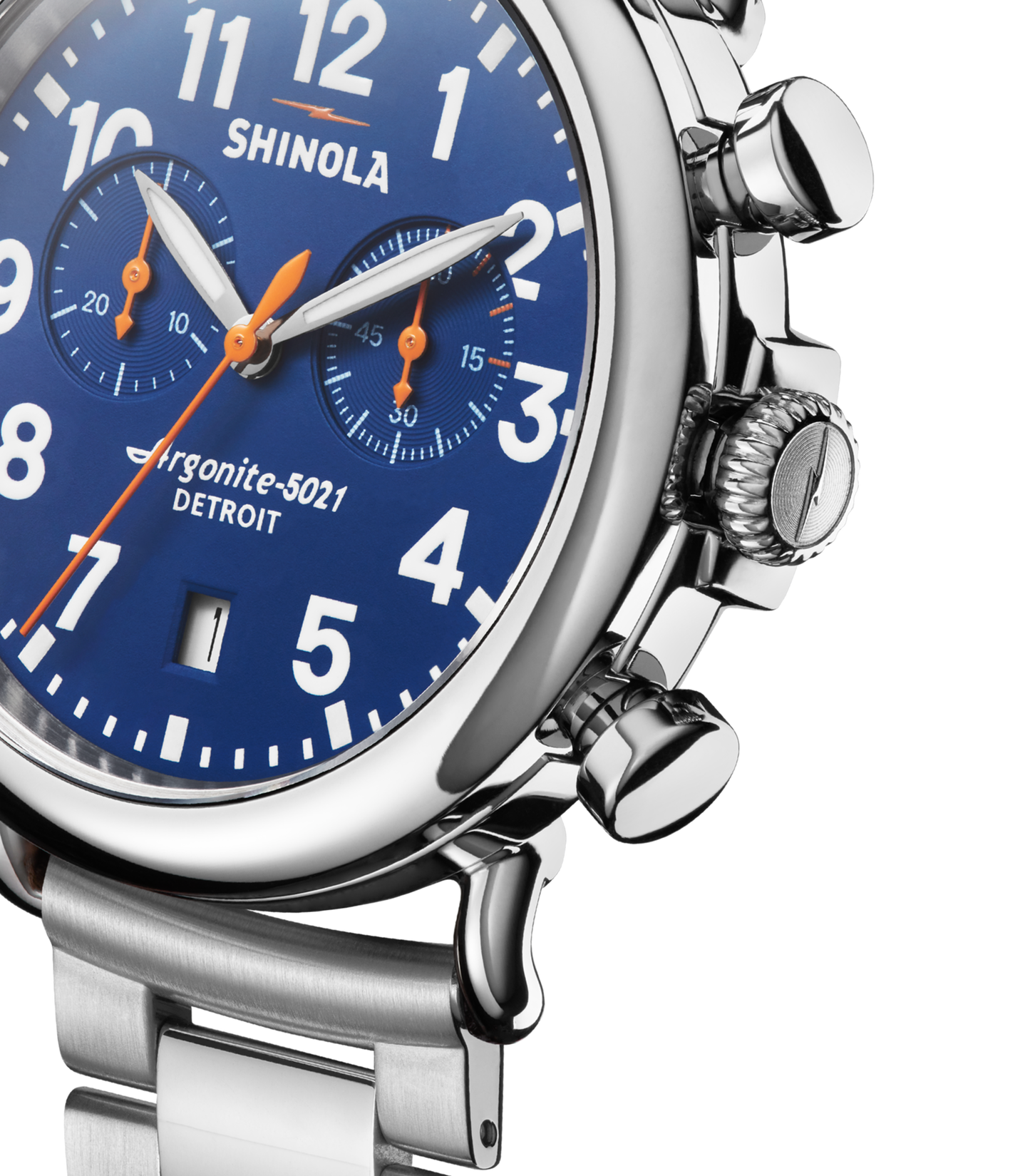 Runwell Chronograph Watch - Royal Blue