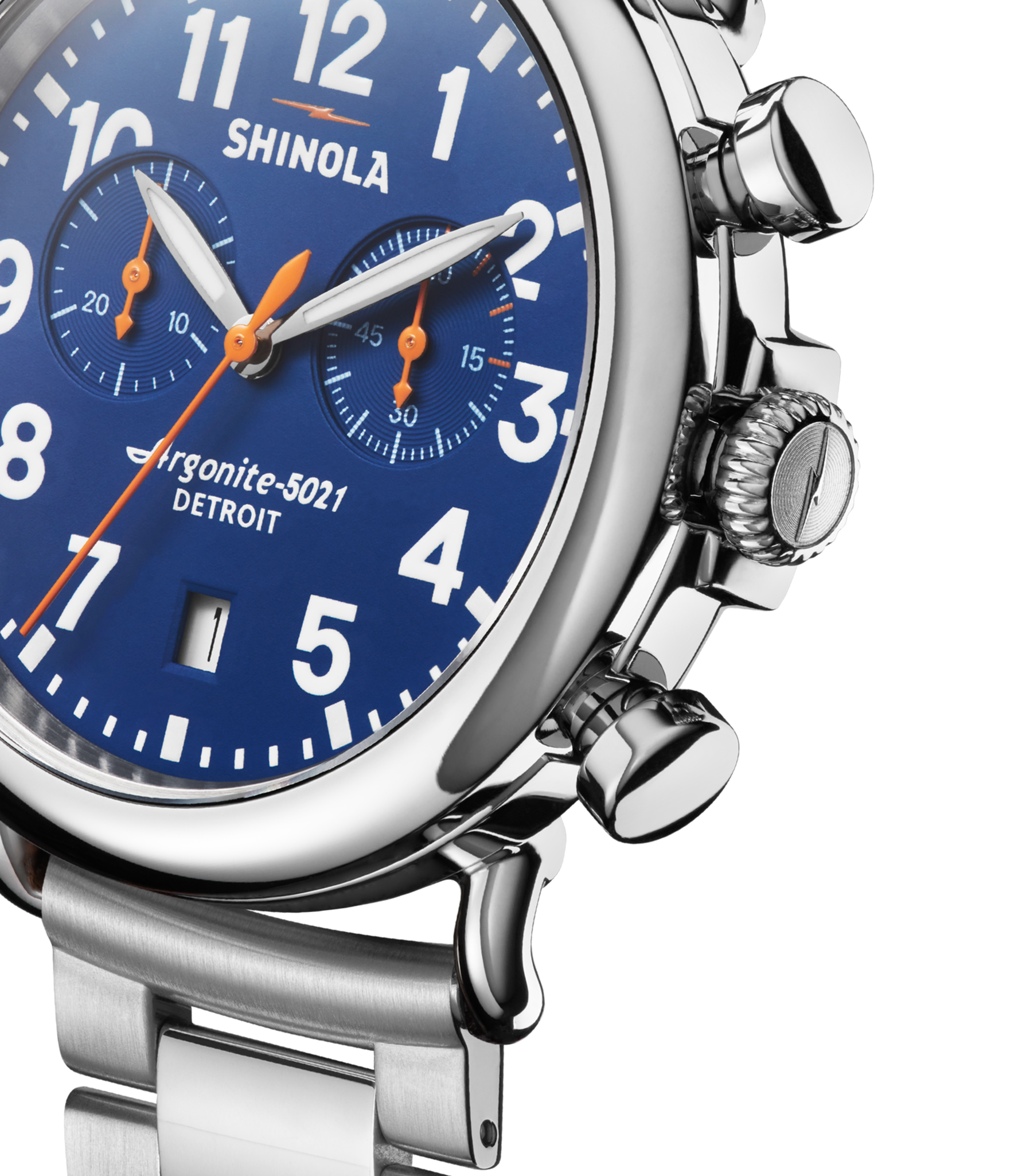 Runwell Chronograph Watch - Royal Blue