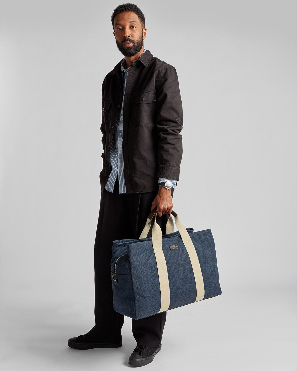 Canvas Duffle - Navy
