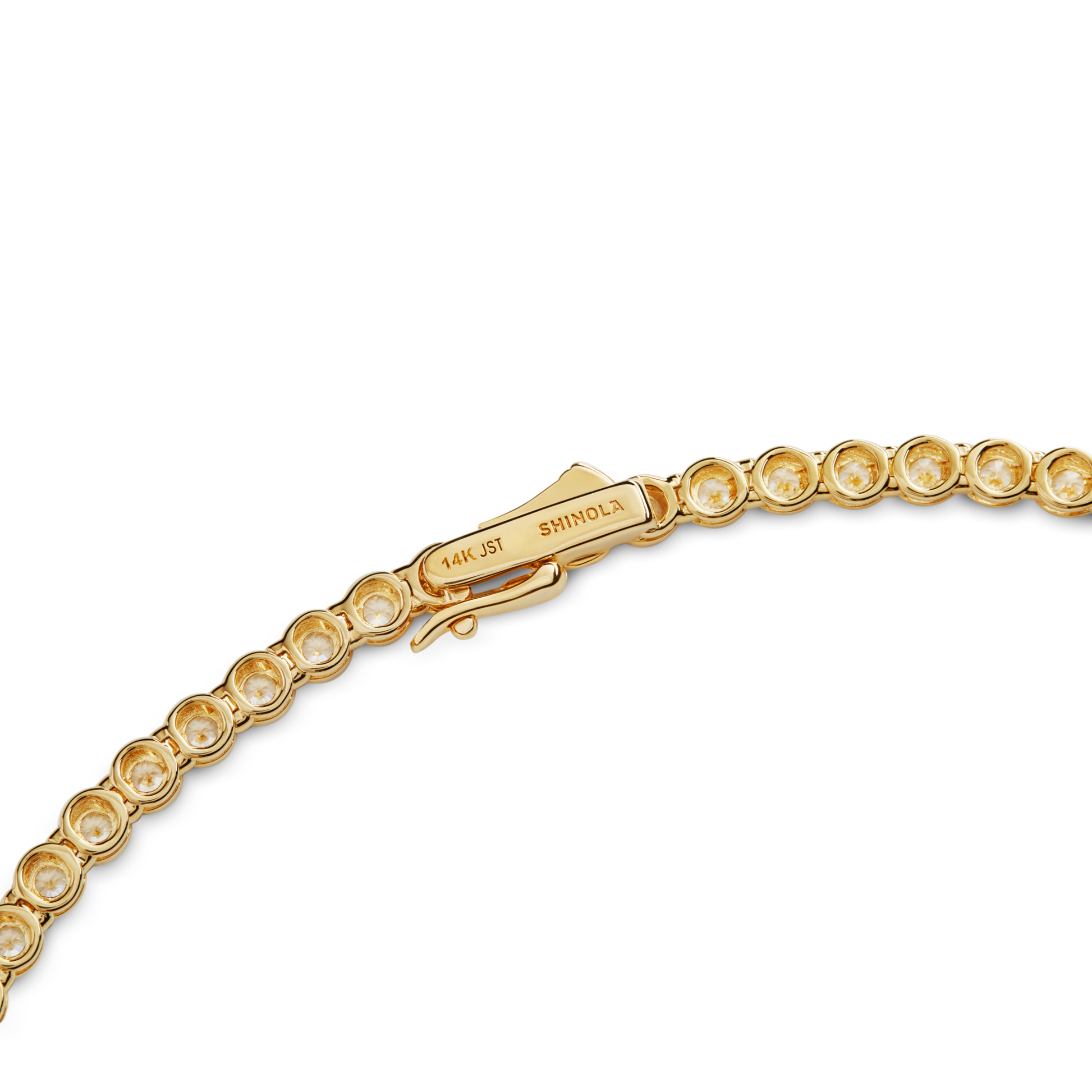 7 Carat Diamond Tennis Necklace - Yellow Gold
