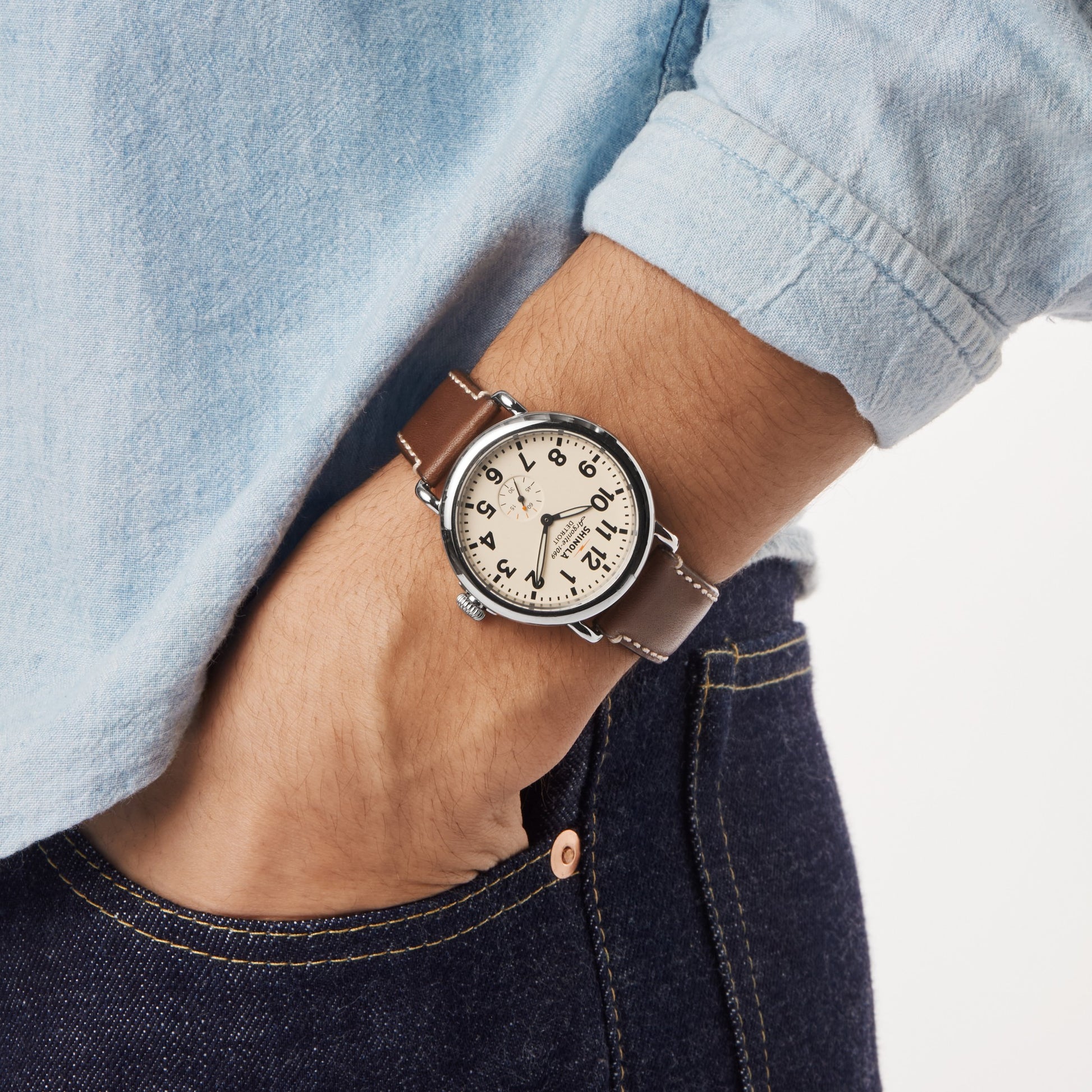 Runwell Watch - Cream