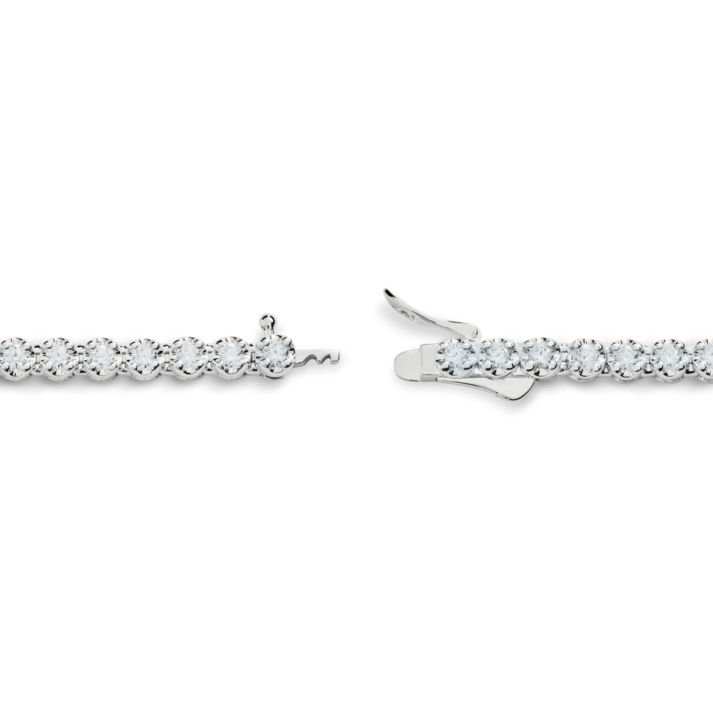 5 Carat Diamond Tennis Necklace - White Gold