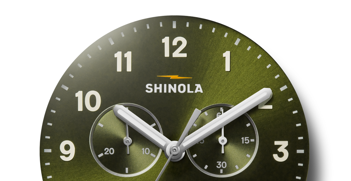 Canfield Chronograph Watch - Dark Olive