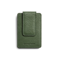 Magnetic Money Clip Card Holder - Evergreen