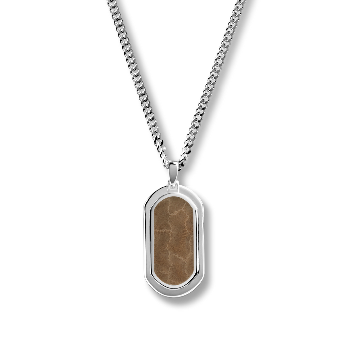 Petoskey Tag Necklace - Large