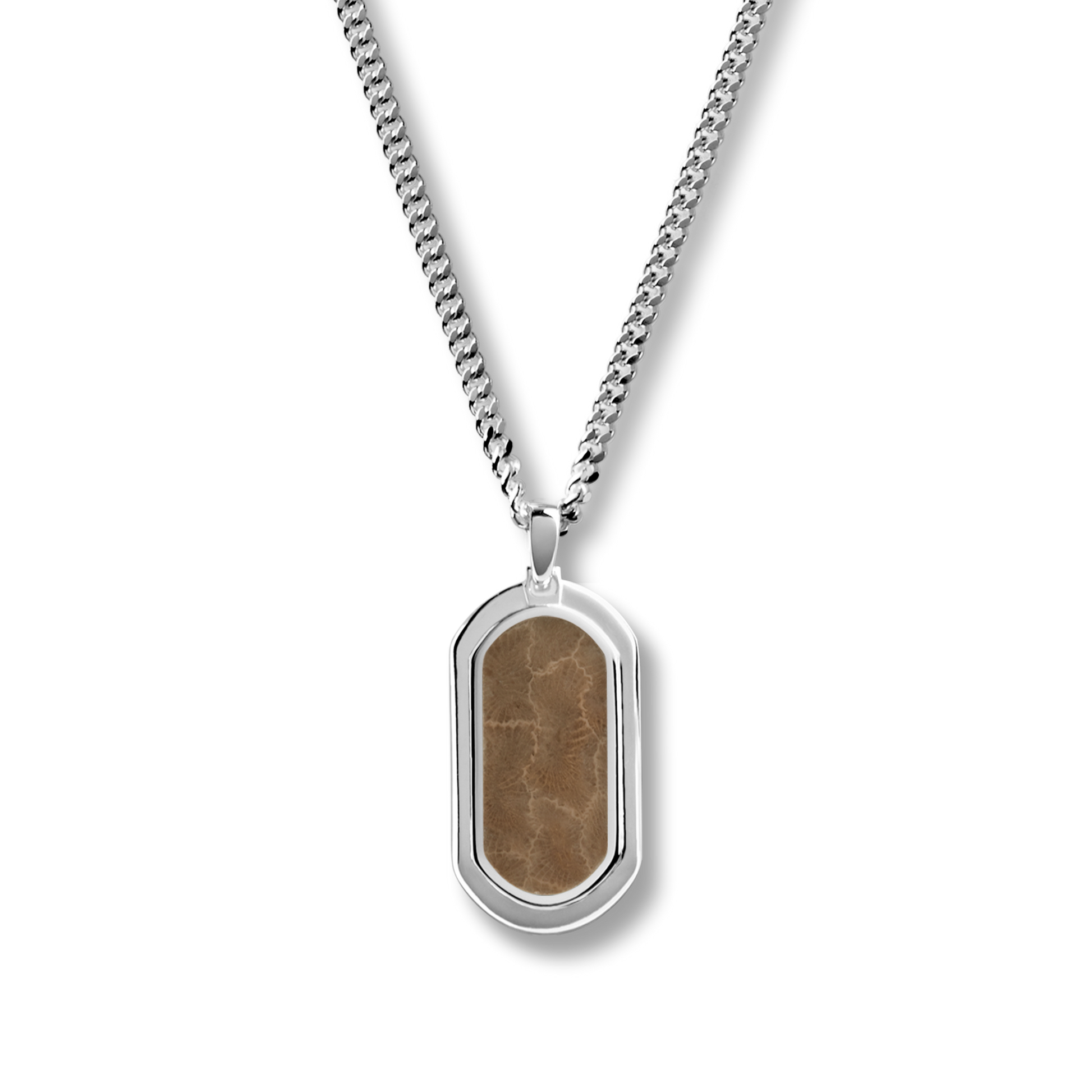 Petoskey Tag Necklace - Large