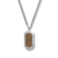 28mm Petoskey Tag Necklace
