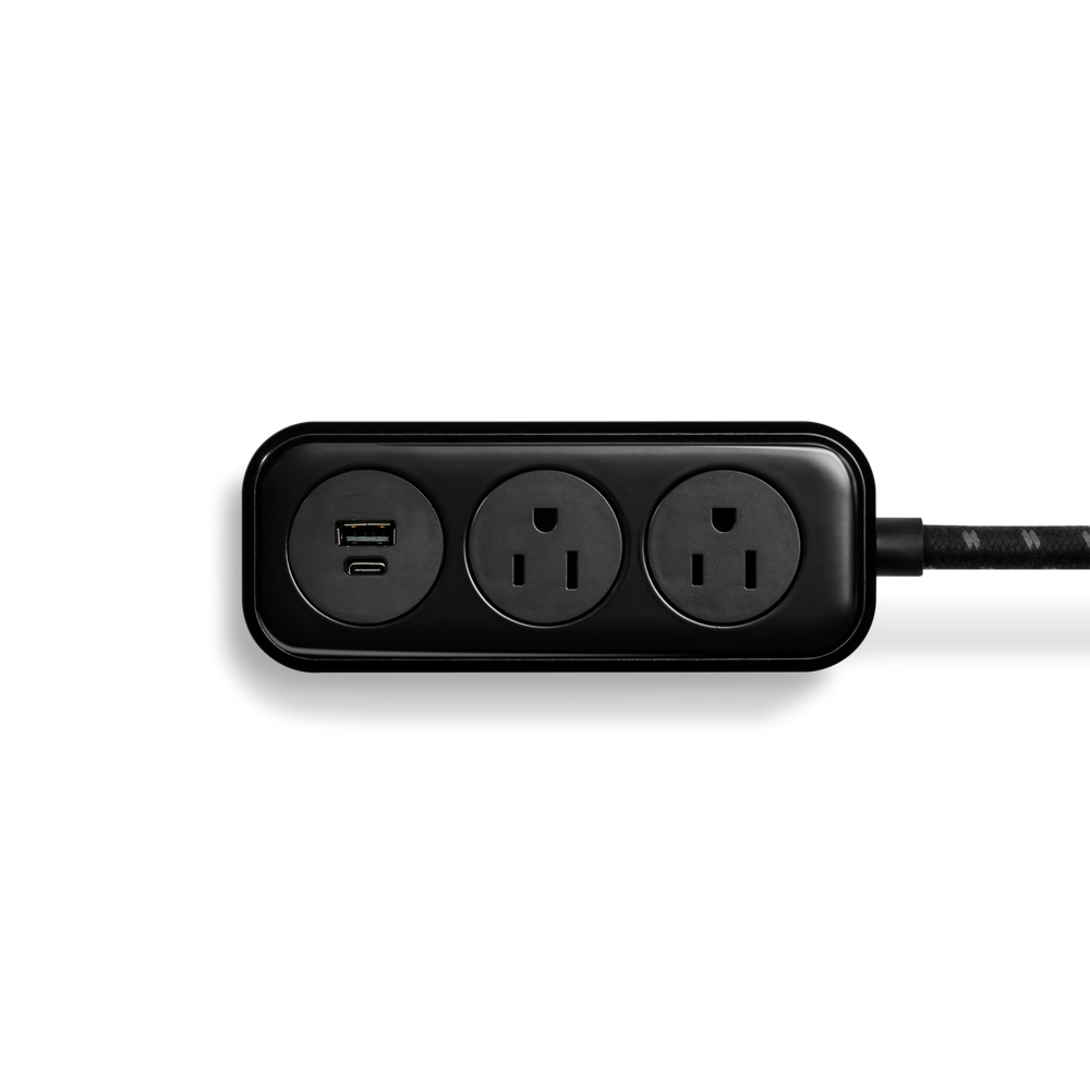 2 Port Power Supply - Black